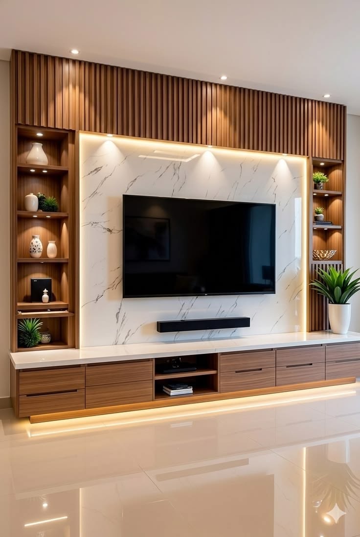 TV Wall Designs image 2